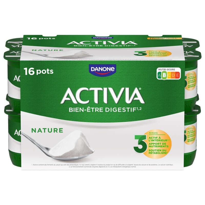 Activia Yaourt Nature Bifidus 16x125g