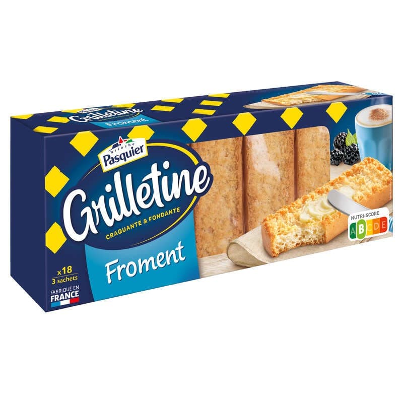Pasquier Tartines Grilletine Froment 242g