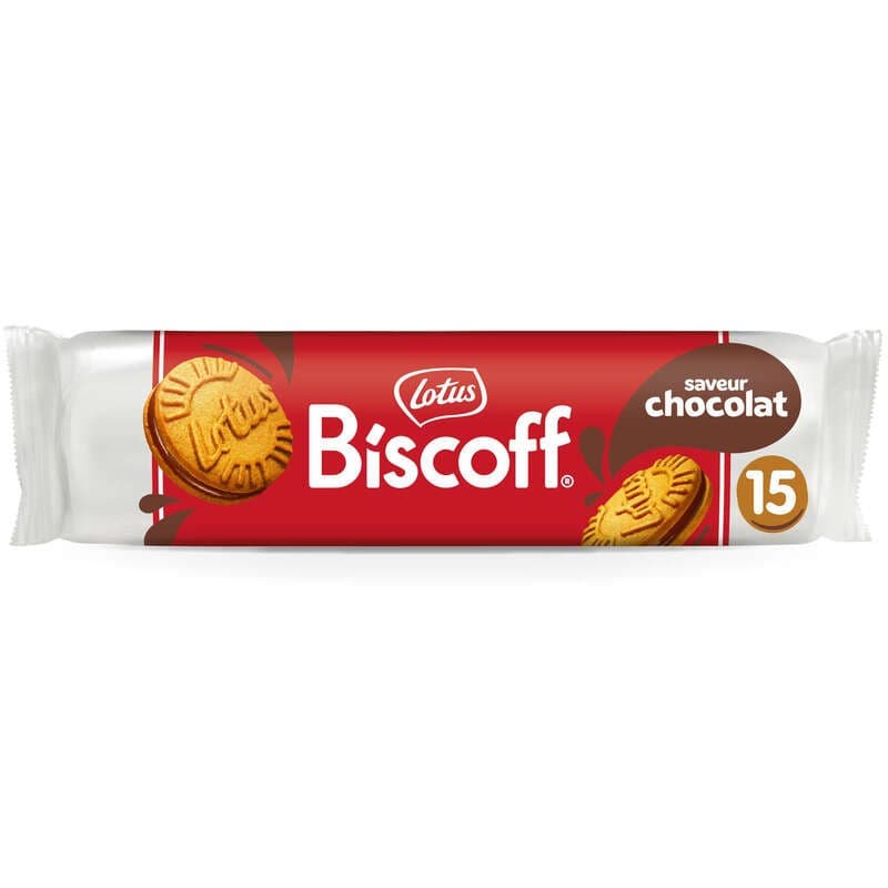 Lotus Speculoos Fourrés Crème Saveur Chocolat 150g