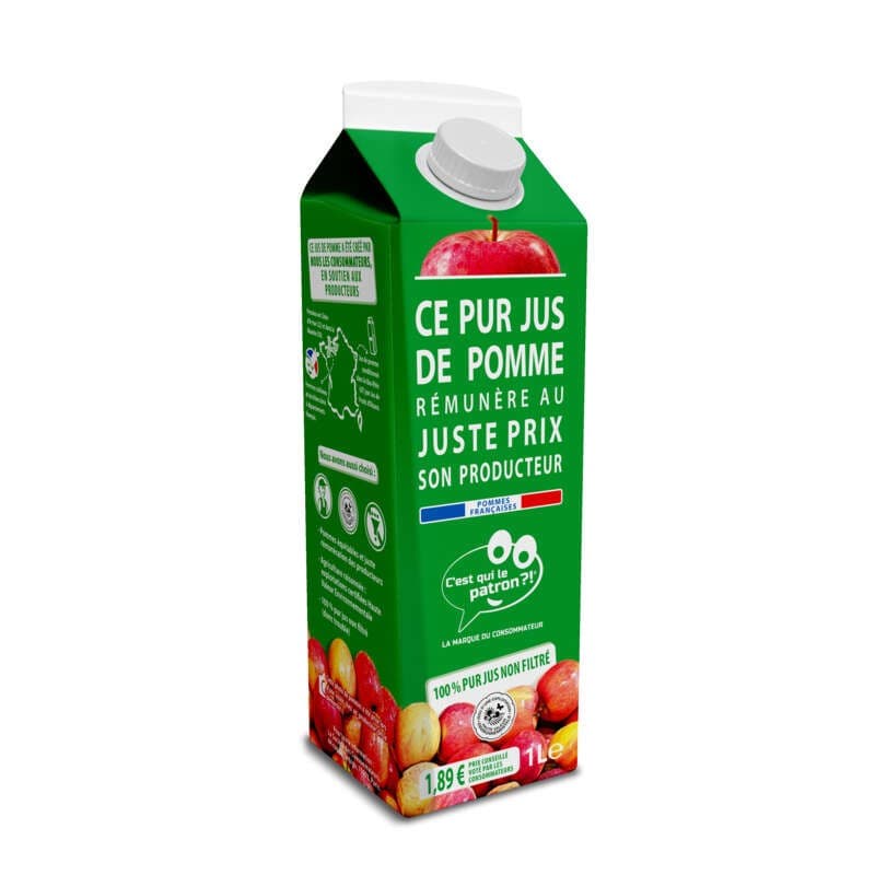 C'est qui le patron Jus de Pomme la bouteille de 1L