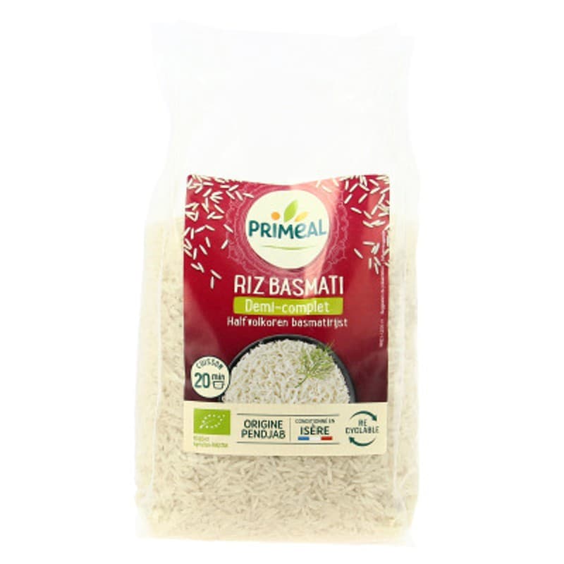 [Par Naturalia] Priméal Riz Basmati Demi Complet Bio 1Kg