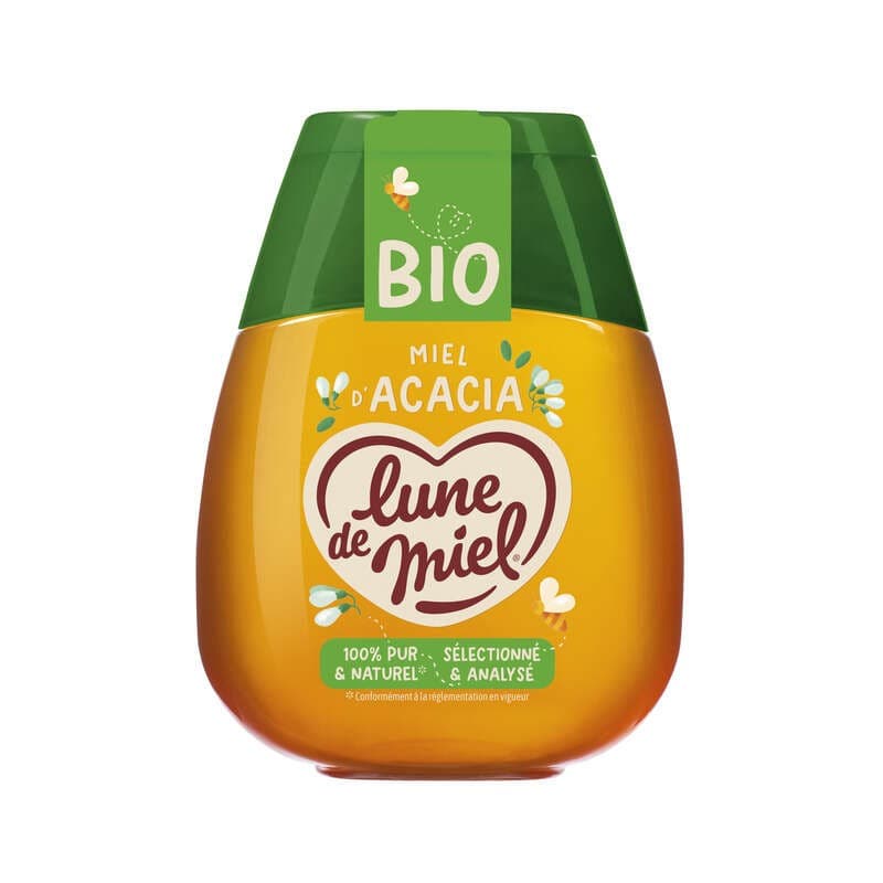 Lune de Miel Miel d'Acacia doseur Bio 250g