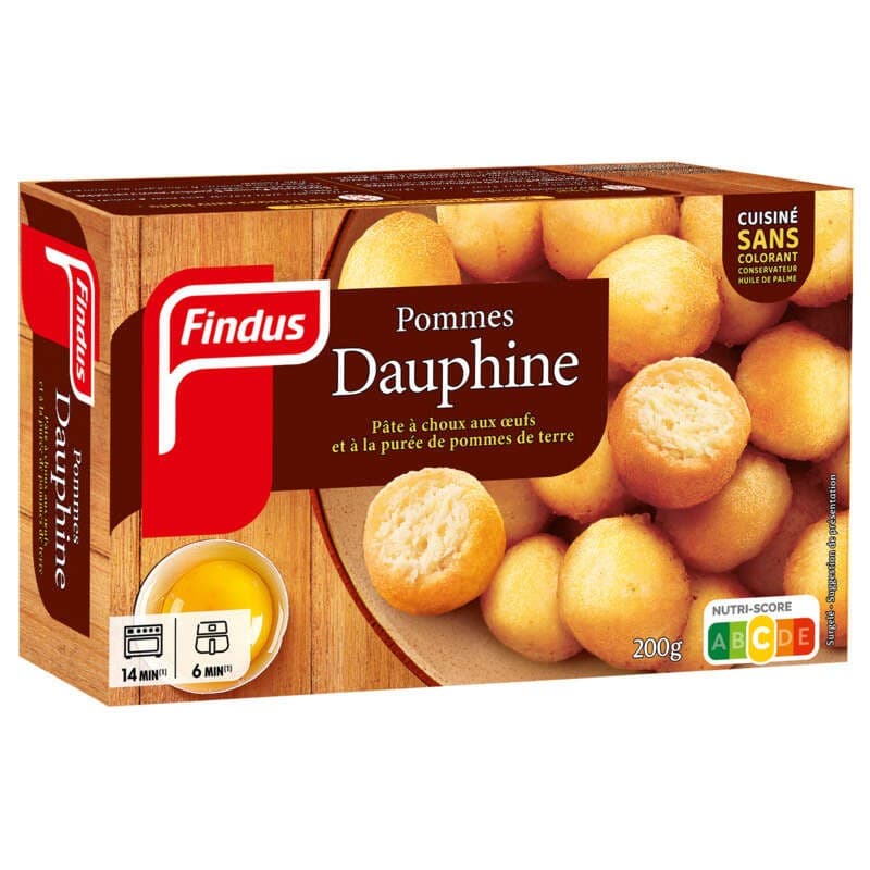 Findus Pommes Dauphine Moelleuses Au Coeur Léger 200g