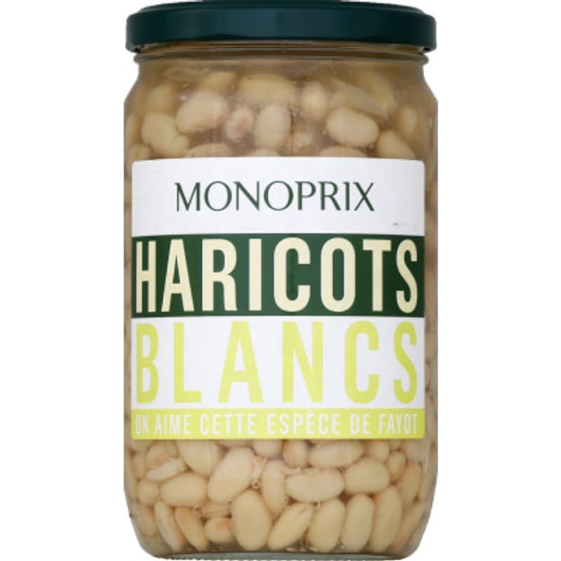 Monoprix Haricots Blancs 395g