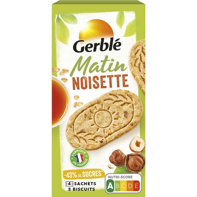 Gerblé Matin Biscuit noisette 200g