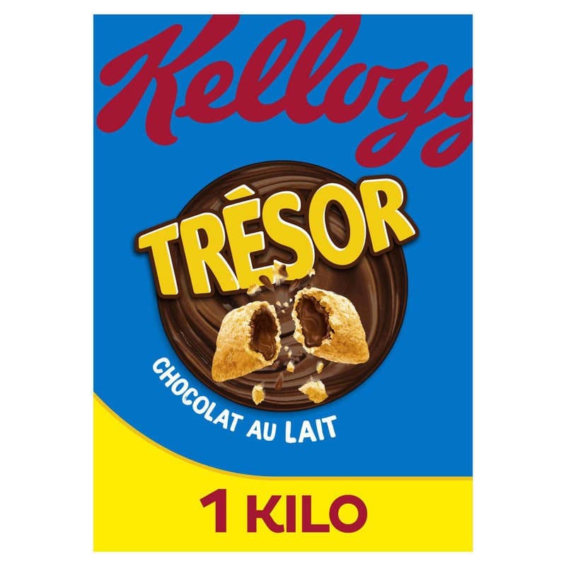 Kellogg's Céréales Trésor Chocolat au lait 1kg