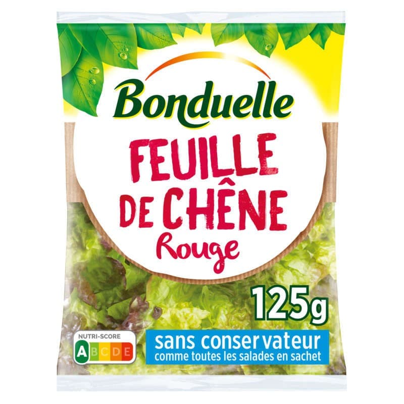 Bonduelle Feuille de chêne rouge 125g