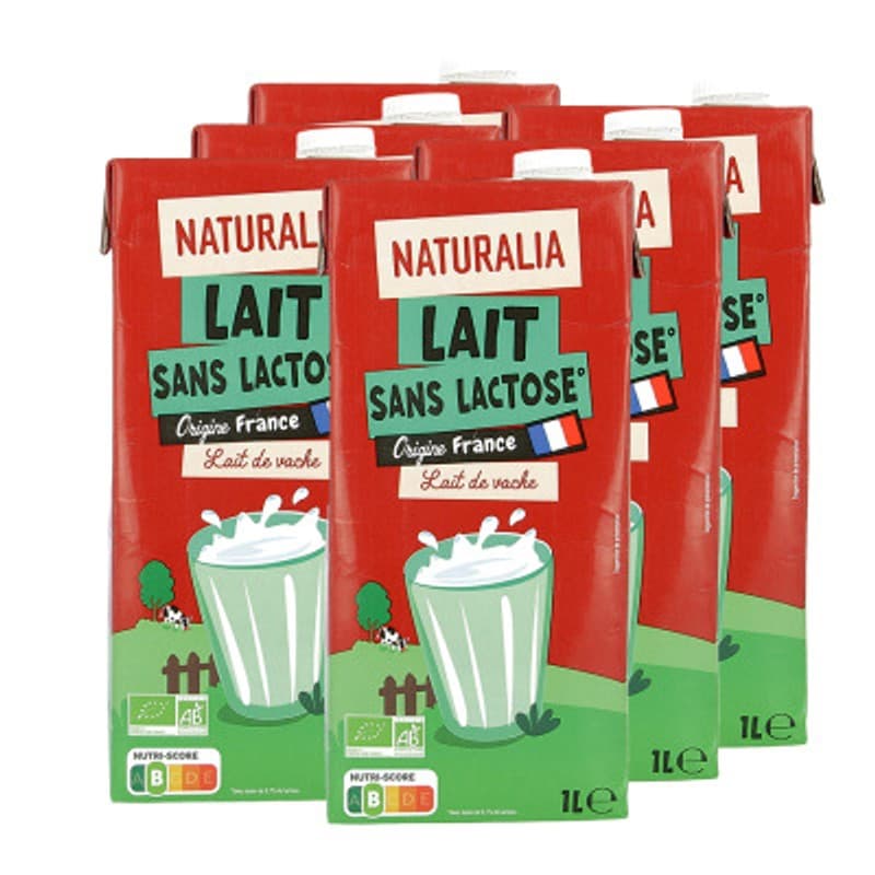 Naturalia Lait sans lactose 6x1L