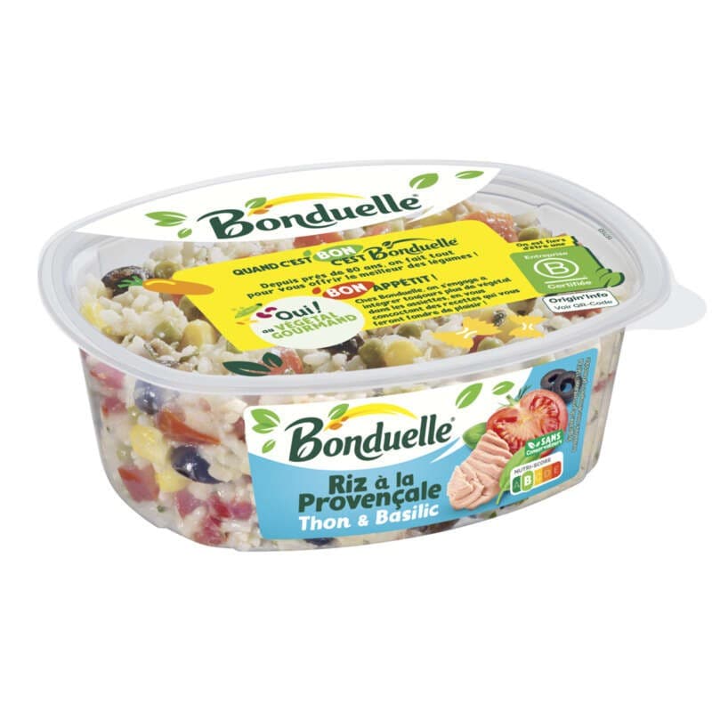 Bonduelle Riz à la provençale au Thon et basilic 320g