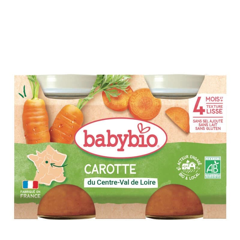 Babybio Navarin de petits légumes & agneau dès 4 mois 2x130g