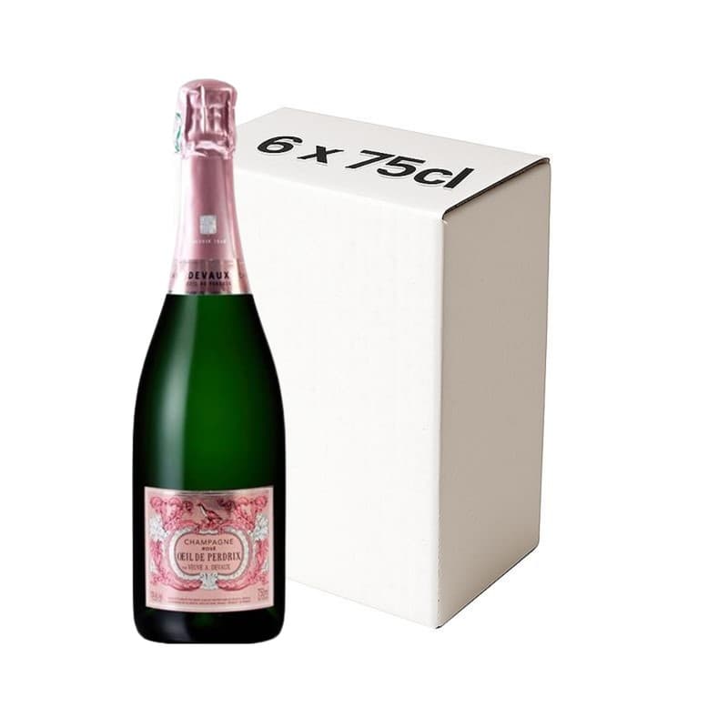 Devaux Hommage Oeil De Perdrix Champagne A.O.P. Rose Carton 6x75cl