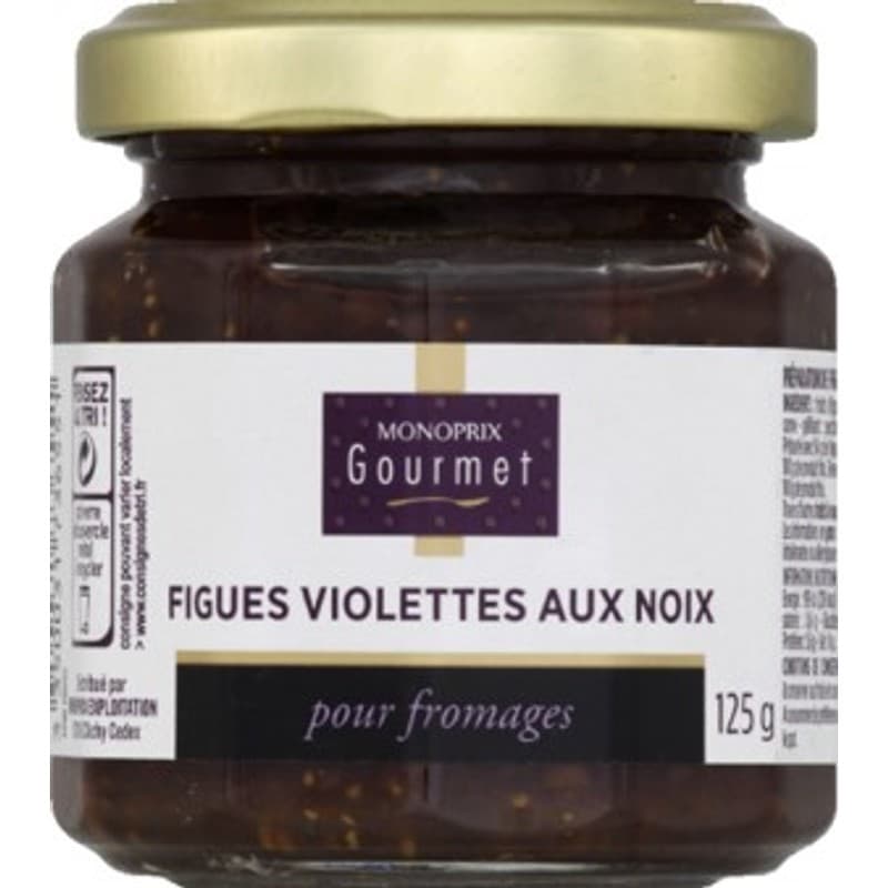 Monoprix Gourmet Préparation de figues aux noix le pot de 125g