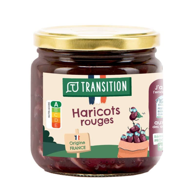 Transition Haricots Rouges cuits - conversion Bio 265g