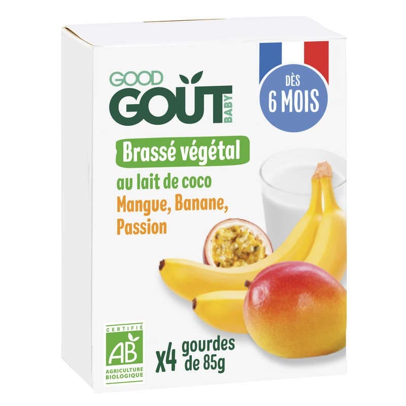 Good Goût Brassé Coco Mangue Banane Passion 4x85g