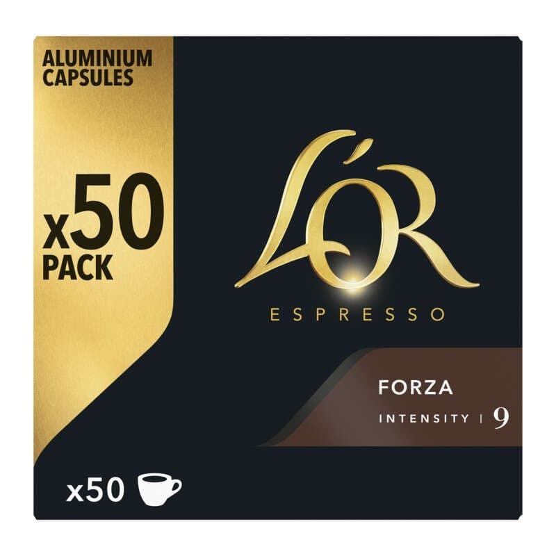 L'Or Espresso forza café en capsules x50 intensite 9 - 260g