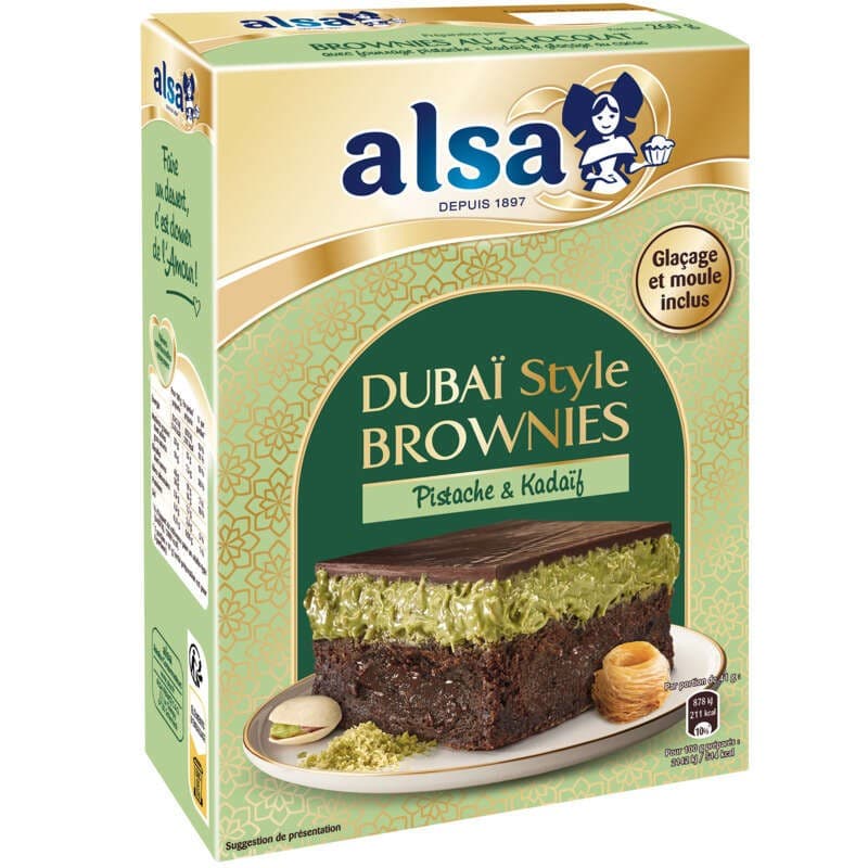 Alsa Préparation pour Dubaï Style Brownies 260g