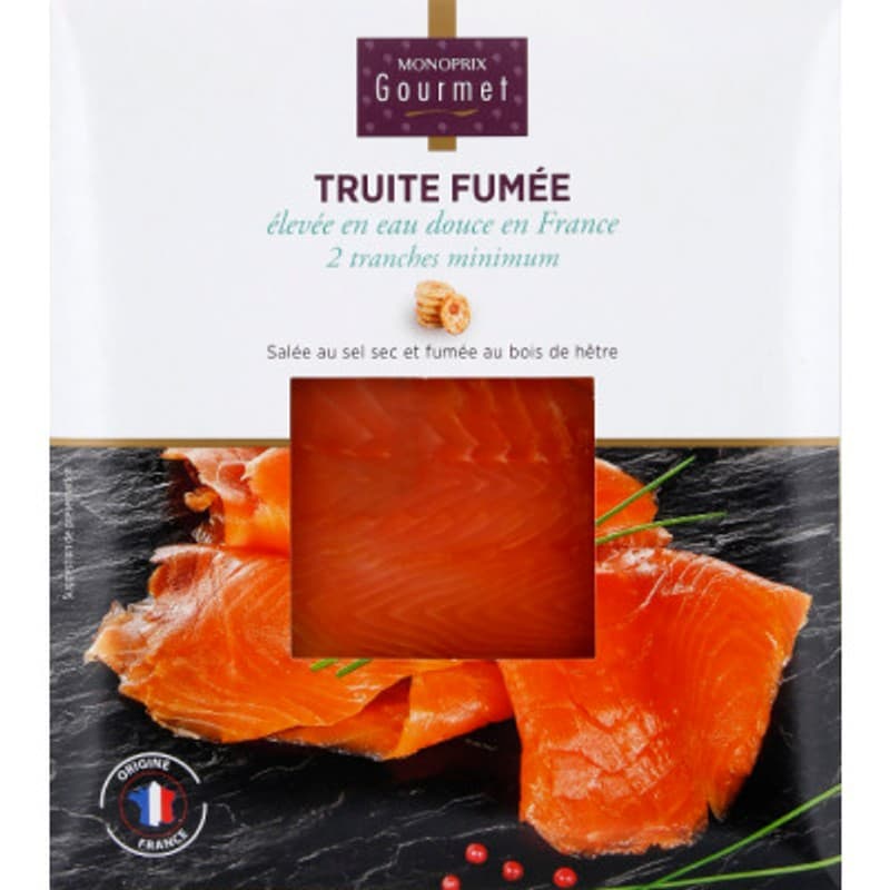 Monoprix Gourmet Truite Fumée France 60g