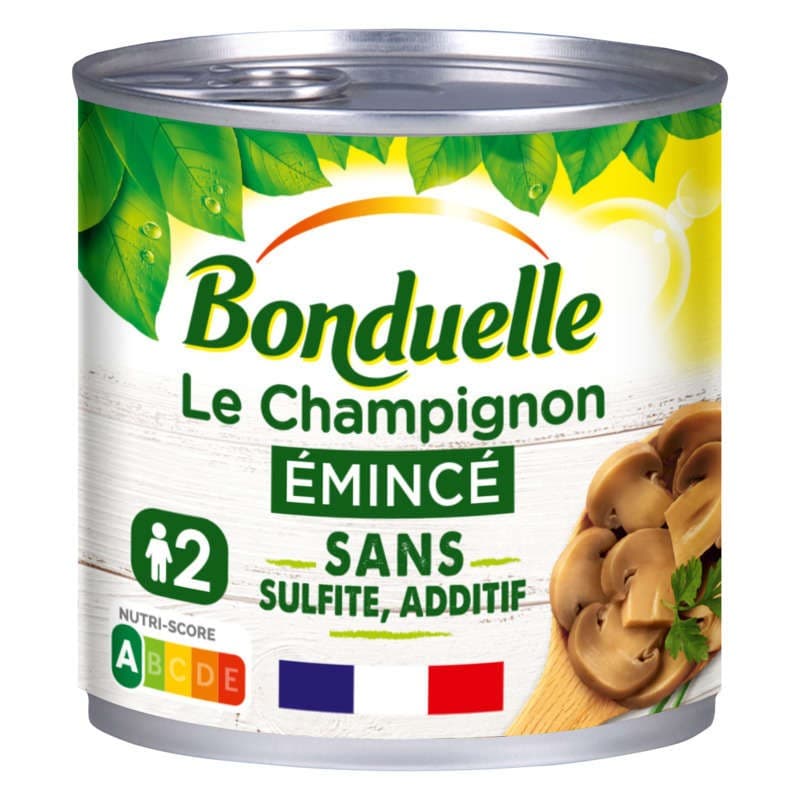 Bonduelle Champignon Émincé Sans Sulfite 230g