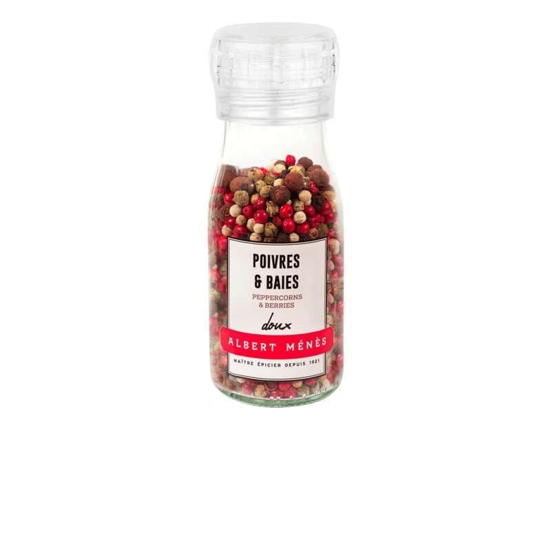 Albert Ménès Poivre et baies Moulin 40g