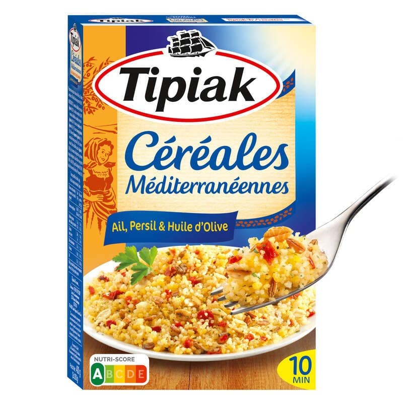 Tipiak Céréales Méditérannéenes avec une Pointe Persillade 2x200g
