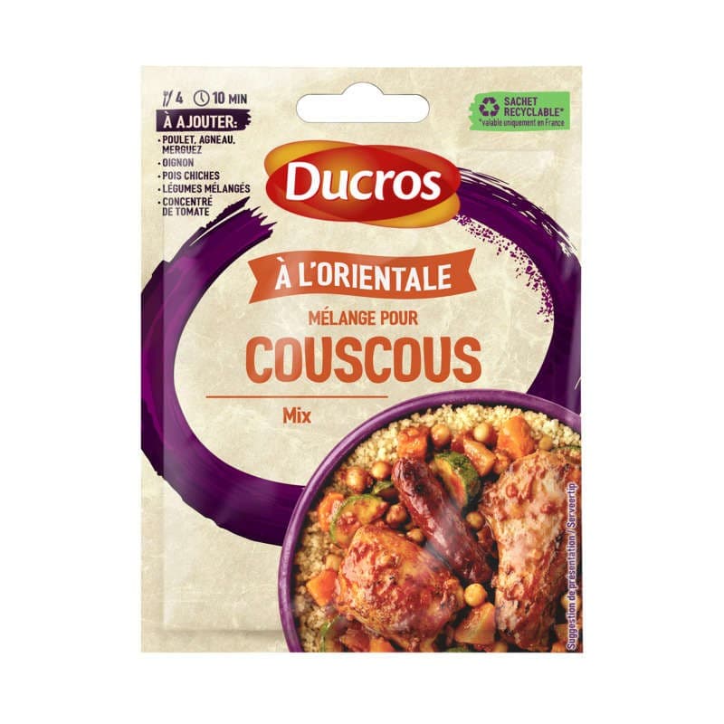Ducros Mélange Pour Couscous Oriental 20g