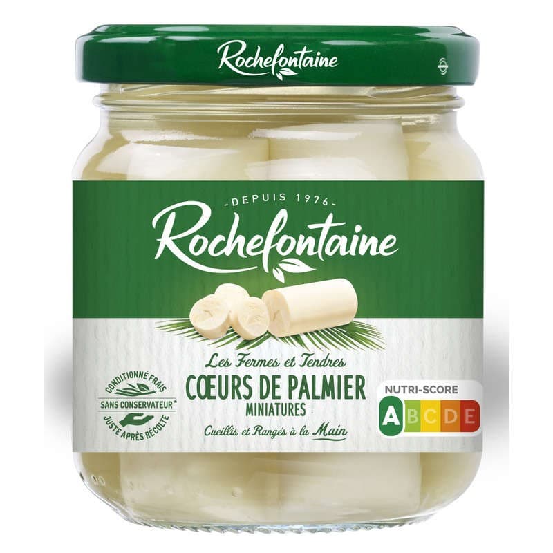 Rochefontaine Mini Cœurs De Palmiers 115g