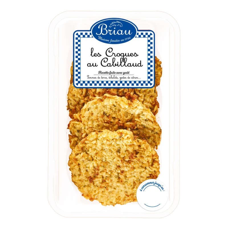 Maison Briau 4 croques cabillaud 400g