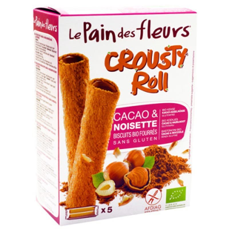 [Par Naturalia] Le Pain Des Fleurs Tartines craquantes fourrées à la noisette Bio 125g