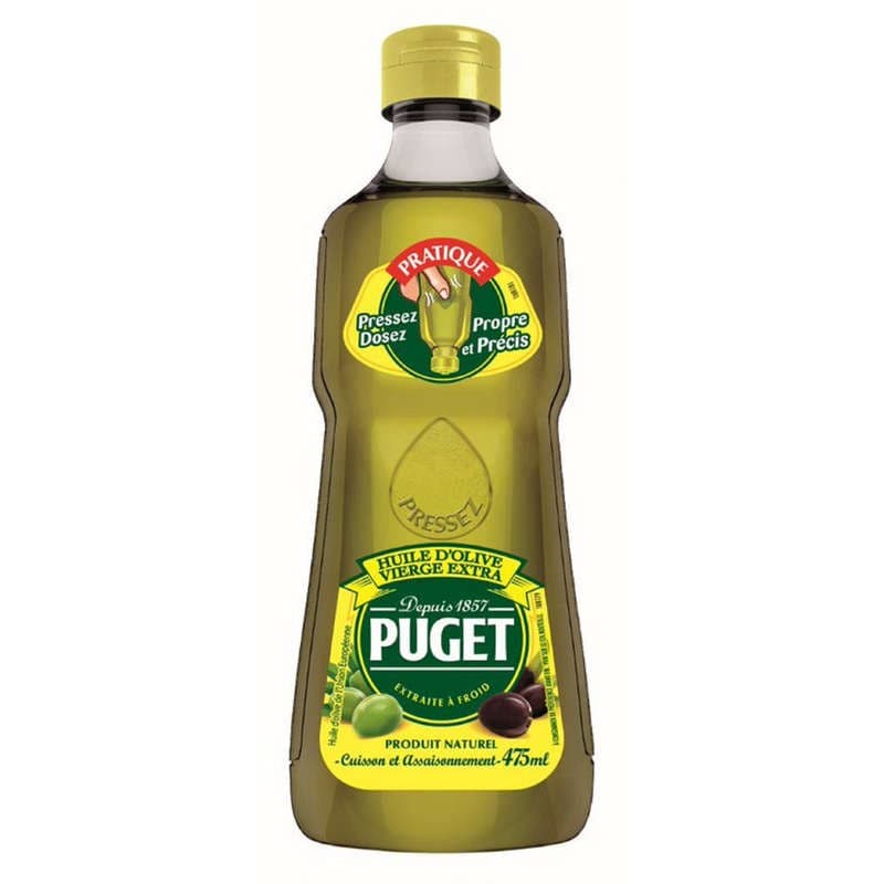 Puget Huile D'Olive Vierge Extra Pratique Pressez/Dosez 47,5cl