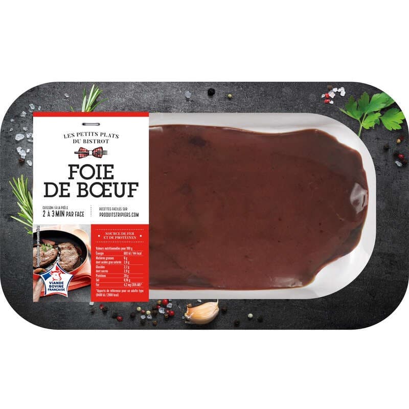 Socopa Uvci Les Petits Plats Du Bistrot Foie De Bœuf x1 140g