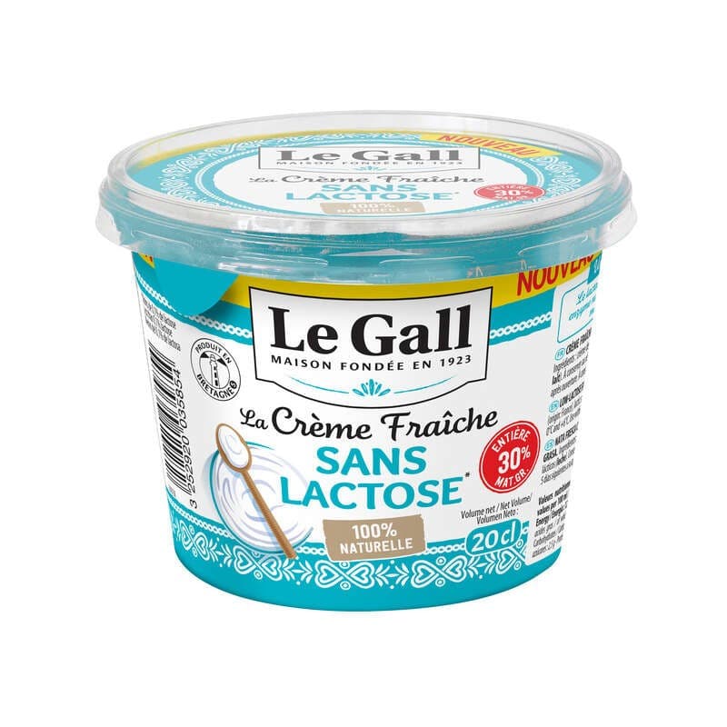 Le Gall Crème Fraîche Sans Lactose 20cl