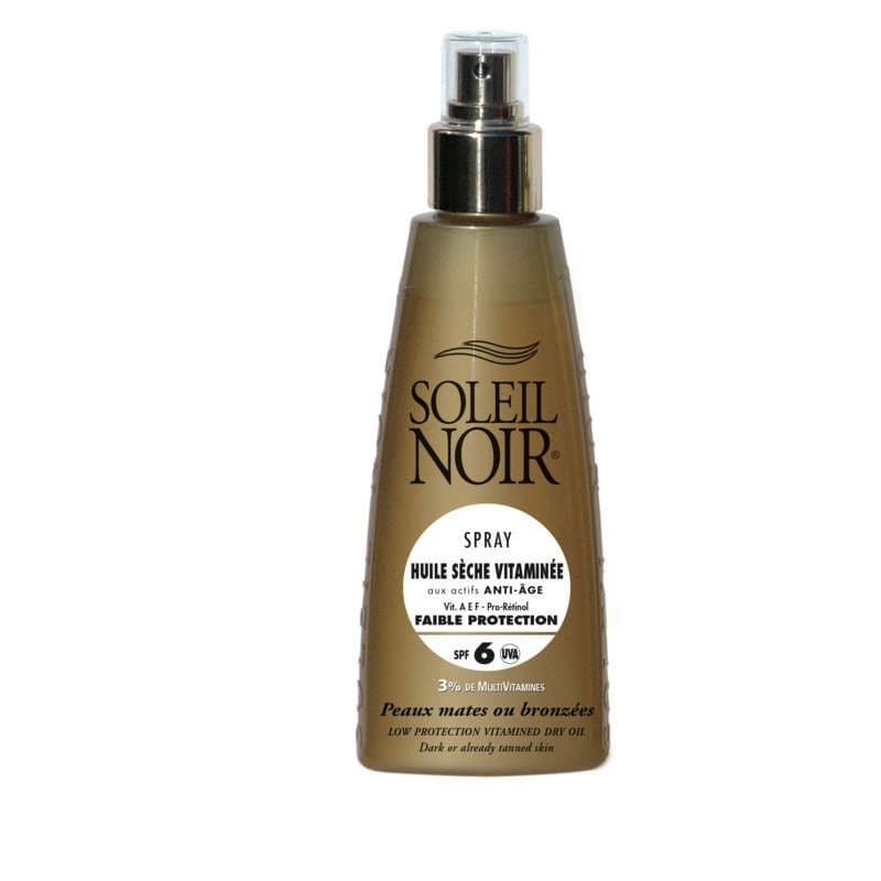 Soleil Noir Huile Sèche Vitaminée Aux Actifs Anti-Age Spf 6 150ml