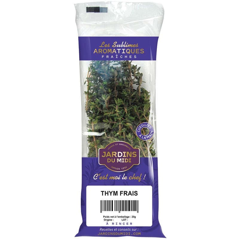Cueillettes et Cuisine Thym Barquette 20g