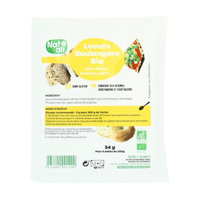 [Par Naturalia] Levure Boulangère Bio 54g