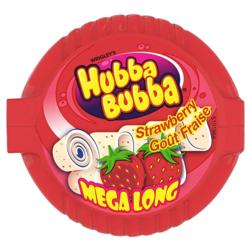 Hubba Hubba Bubble Gum Fraise 56g