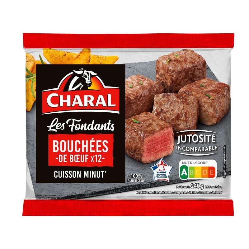 Charal Les Fondant Bouchées de bœuf x12- 240g
