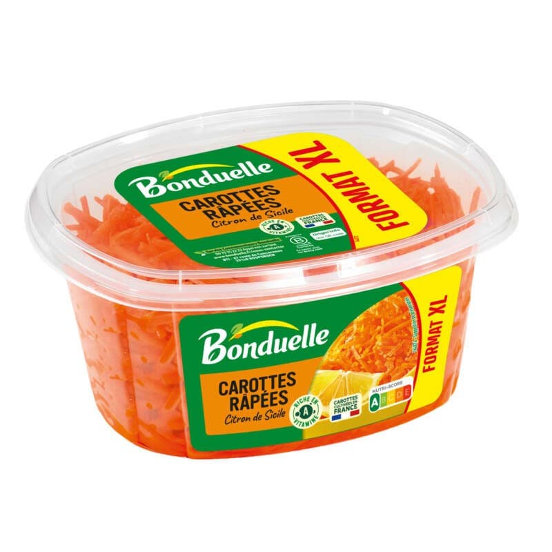 Bonduelle Carottes Râpées Citron 500g