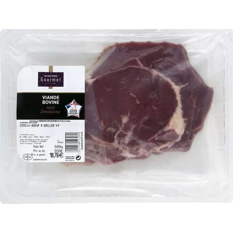 Monoprix Gourmet Côte De Bœuf 650g