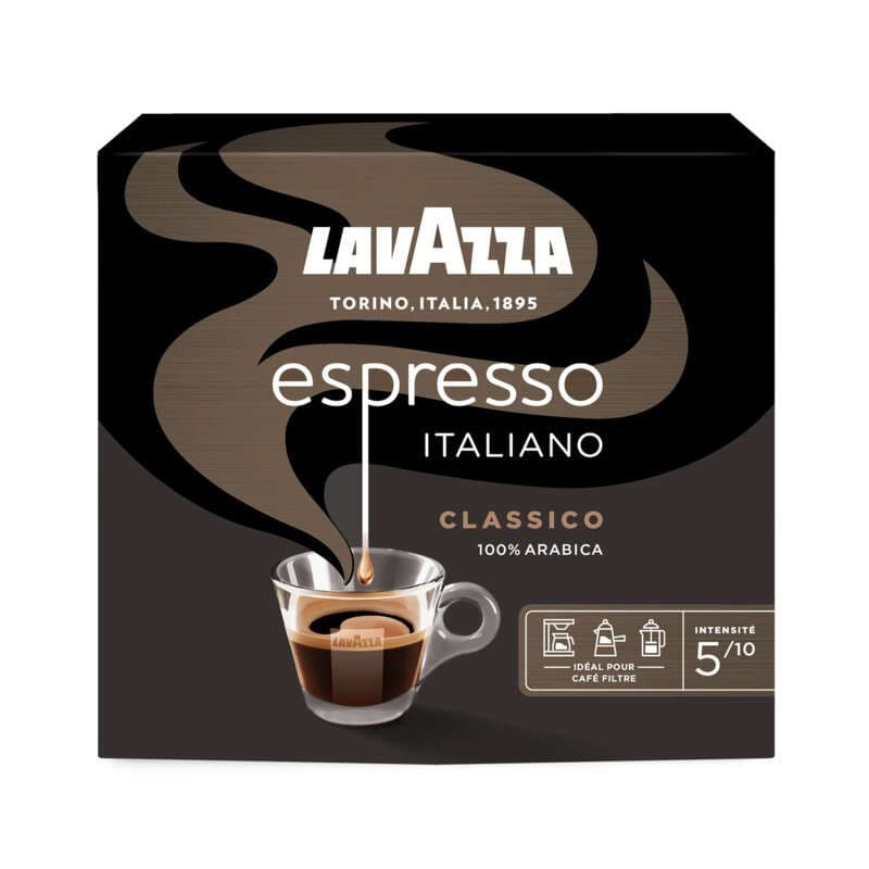 Lavazza Café Moulu L'Espresso Italiano 100% Arabica 2x250g