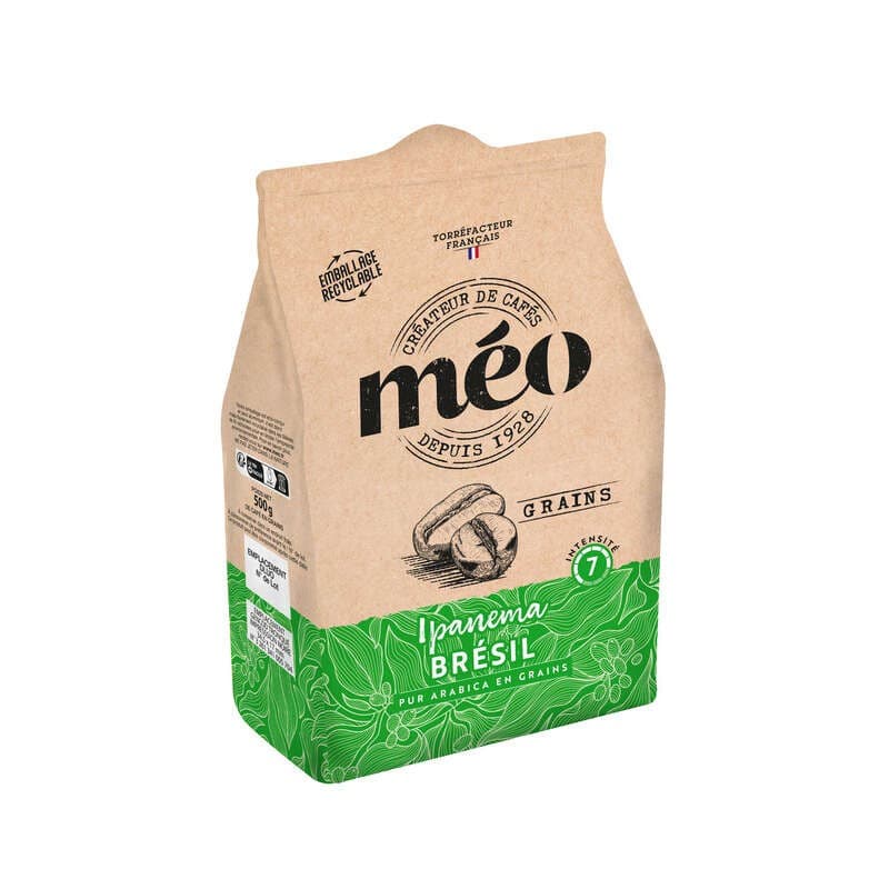 Meo Café en grains Ipanema Brésil Sachet recyclable 500g