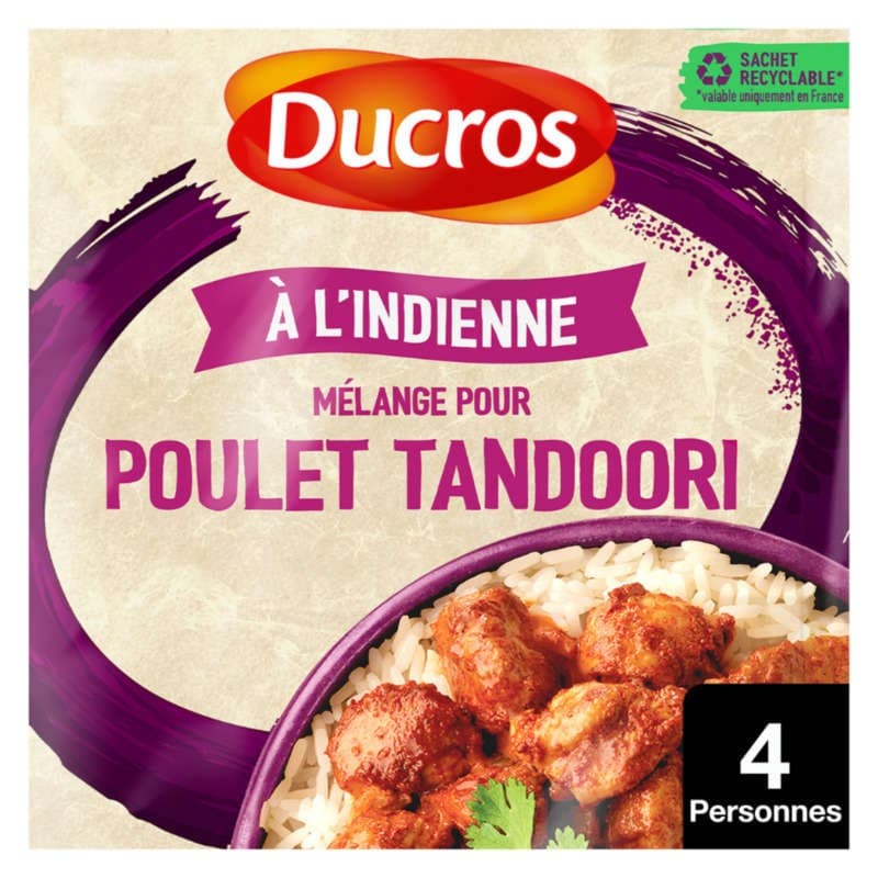 Ducros Mélange pour Poulet Tandoori à l'Indienne 20g