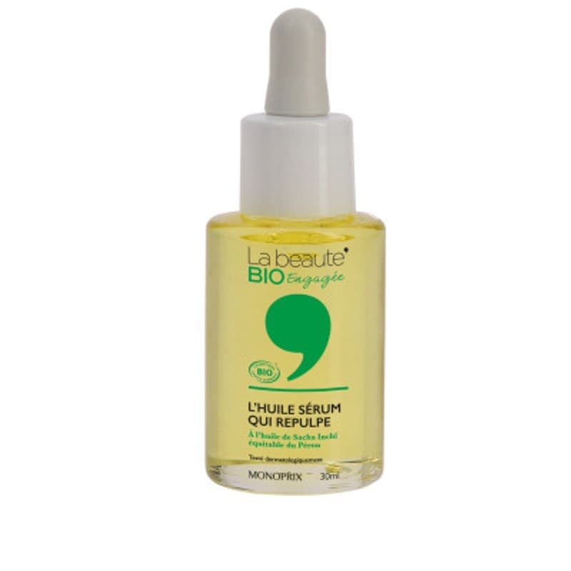 Monoprix La Beauté Bio Engagée L'Huile Sérum Qui Repulpe 30ml