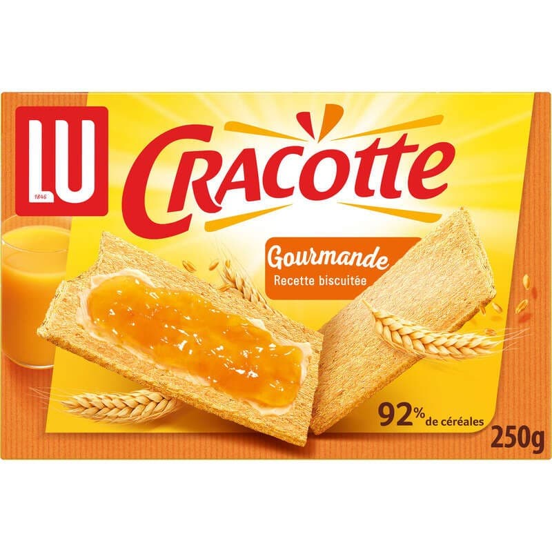 Lu Cracottes Biscottes Gourmandes 250g