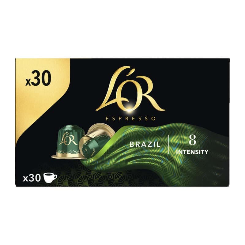 L'Or Espresso Brazil Café en capsules x30, 156g