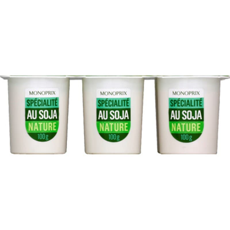 Monoprix Spécialité Fermentée au Soja Nature 6x100g