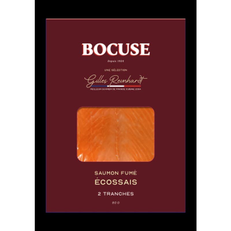 Bocuse Saumon Fumé écossais en tranches x2 - 80g