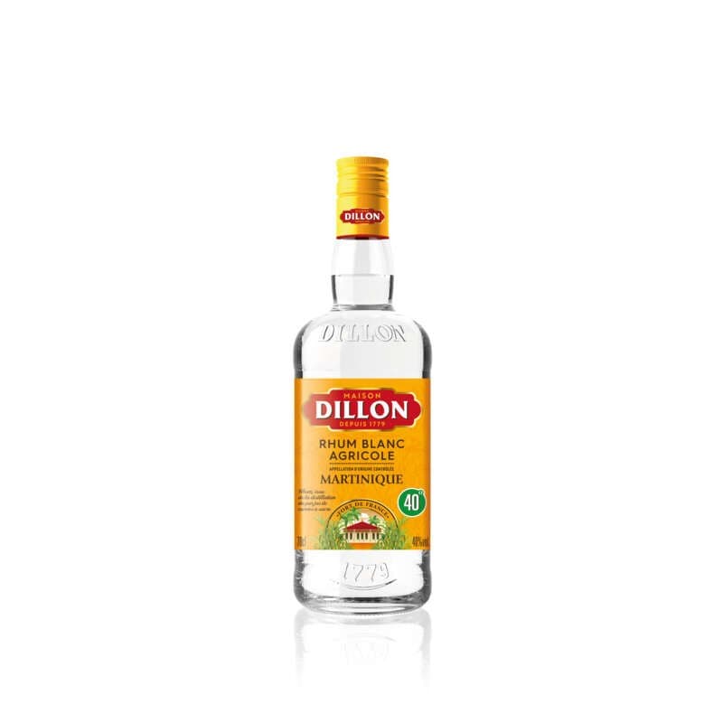 Dillon rhum agricole blanc 43° bouteille de 70cl