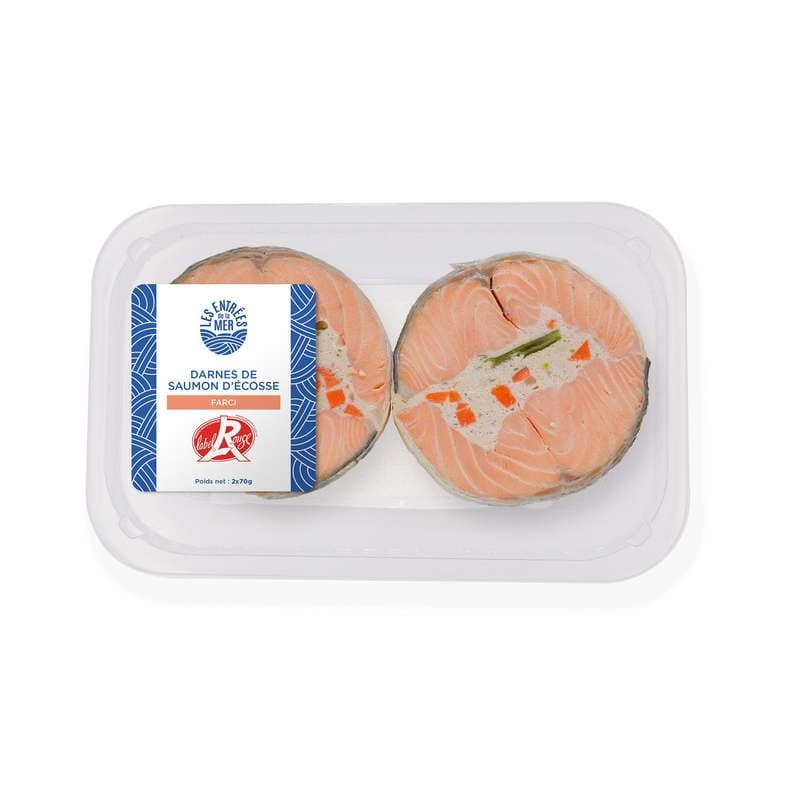 Les Entrées De La Mer Darne de Saumon label rouge par 2 140G