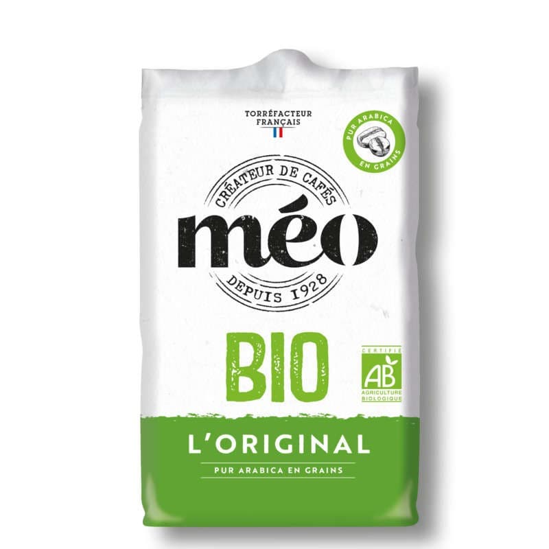 Meo Café Pur Arabica en Grains Biologique 500g