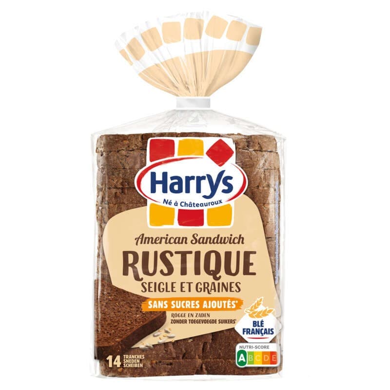 Harry's American sandwich rustique sans sucres ajoutés 500g